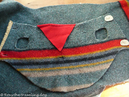 How to make a dog coat or capote