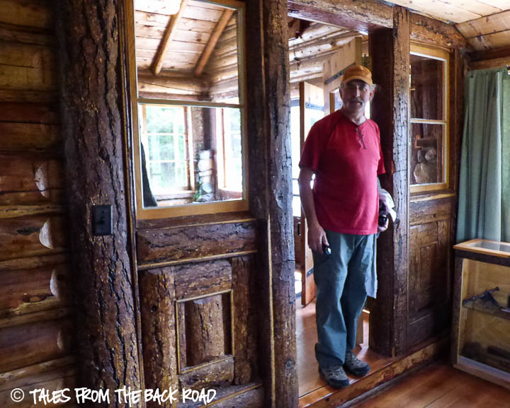 Inside the Johnny Sack cabin 