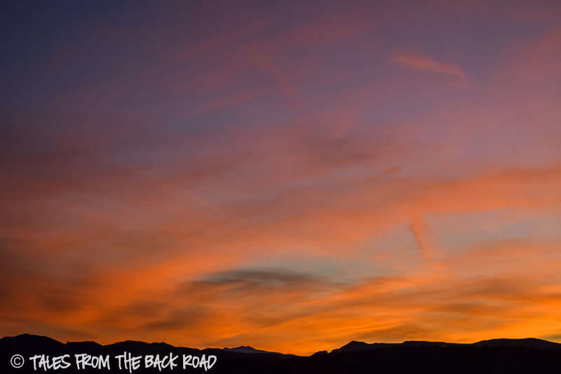 Finally a sunset in Nevada