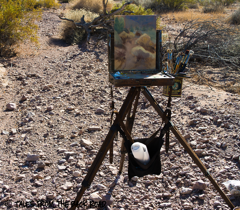 Artsy Fartsy Tuesday - New, and Music Painting in the desert 