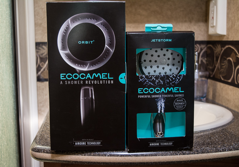 Review/Giveaway of the Ecocamel shower head 