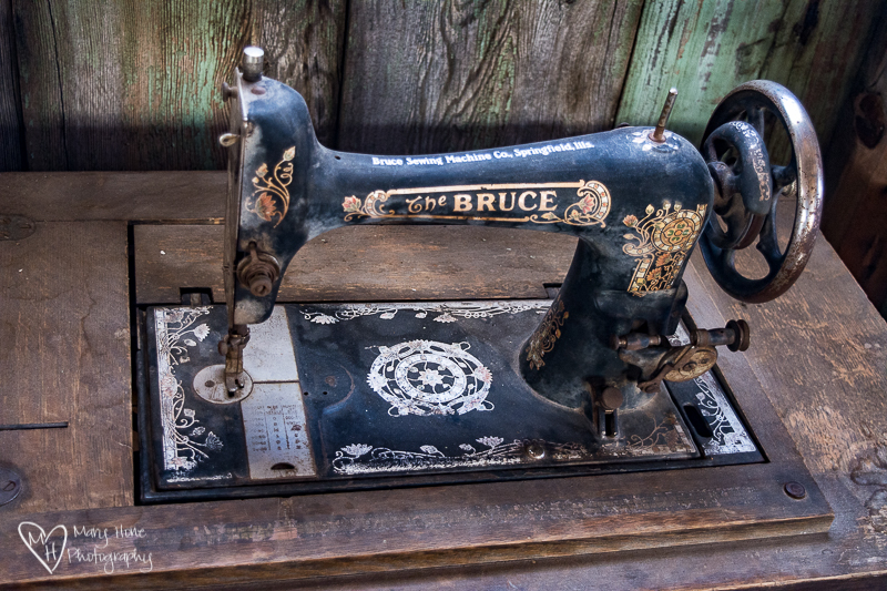Bruce sewing machine. Castle Dome mine museum