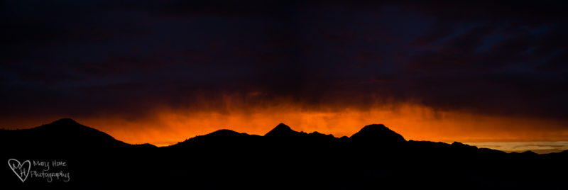 desert sunrise panorama
