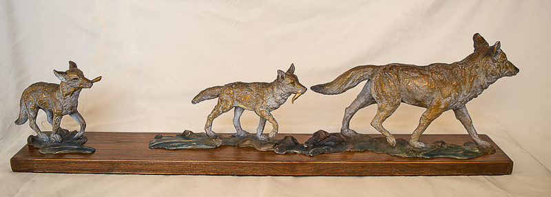 coyote sculpture al hone