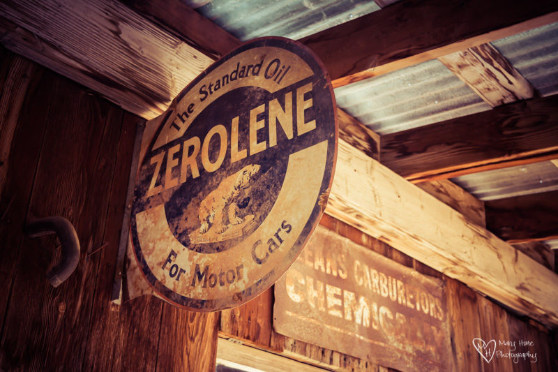 Zerolene oil sign