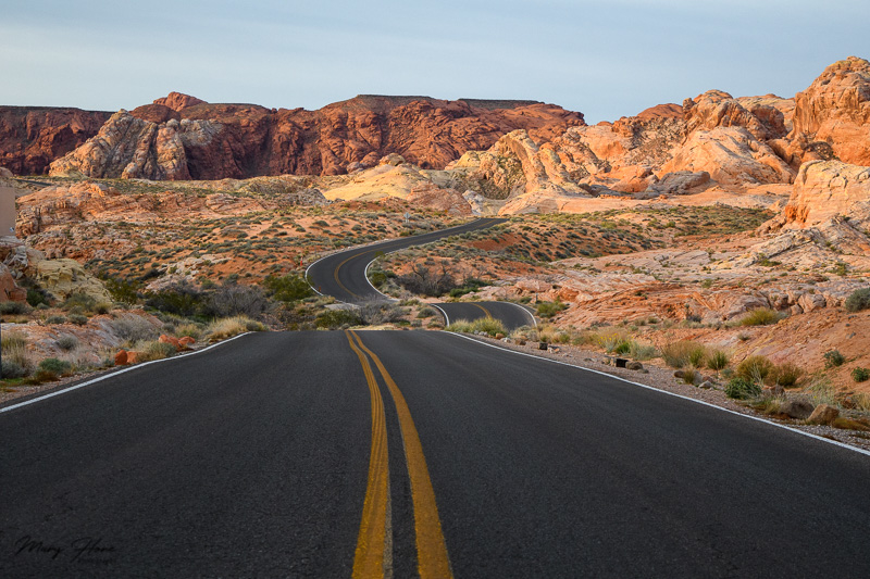 leading lines in photography, valley of fire